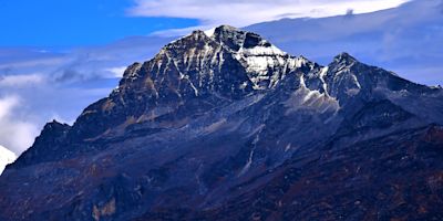 Pur. Mt Chomolhari, Jhomolhari, Jomolhari, Bhutan