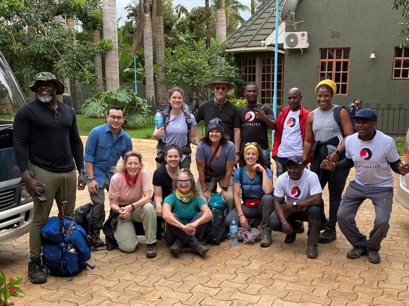 Follow Alice group pic Kilimanjaro