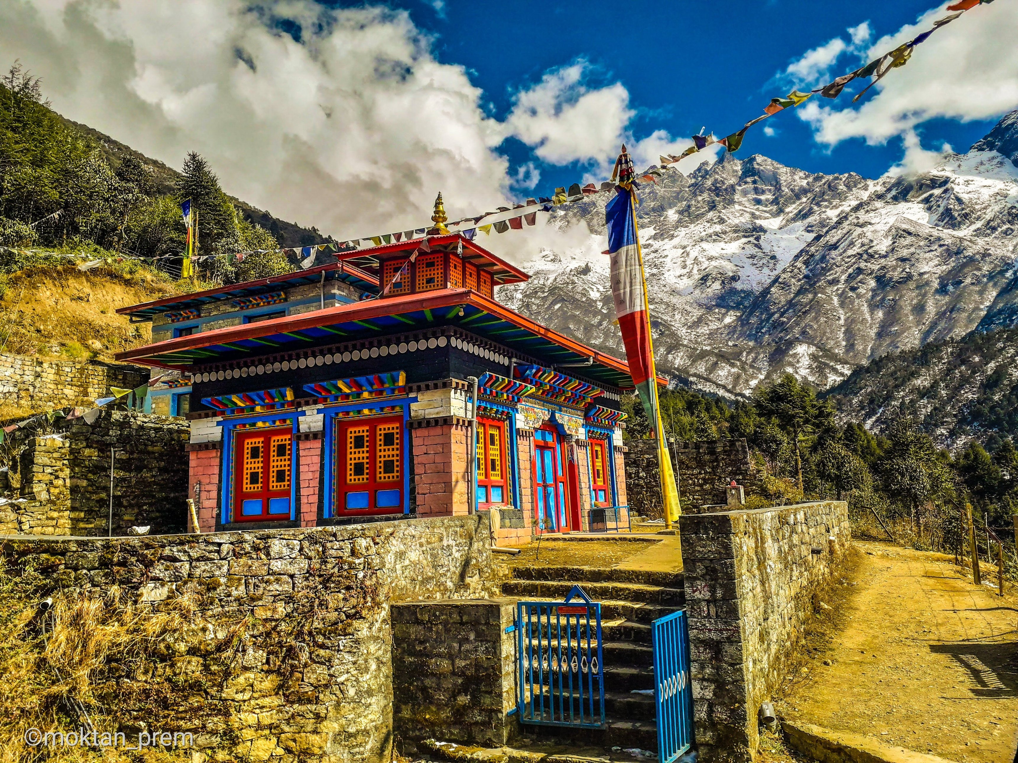 Lukla airport building, Nepal, EBC trek