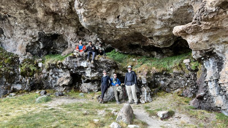 Group pic Kilimanjaro rocks caves