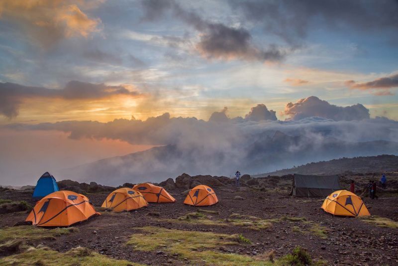 Kilimanjaro campsite