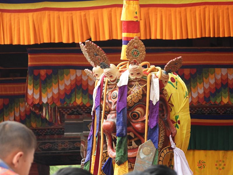 Tshechu festival mask