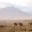 Pur. Mt Ol Doinyo Lengai with Maasai huts