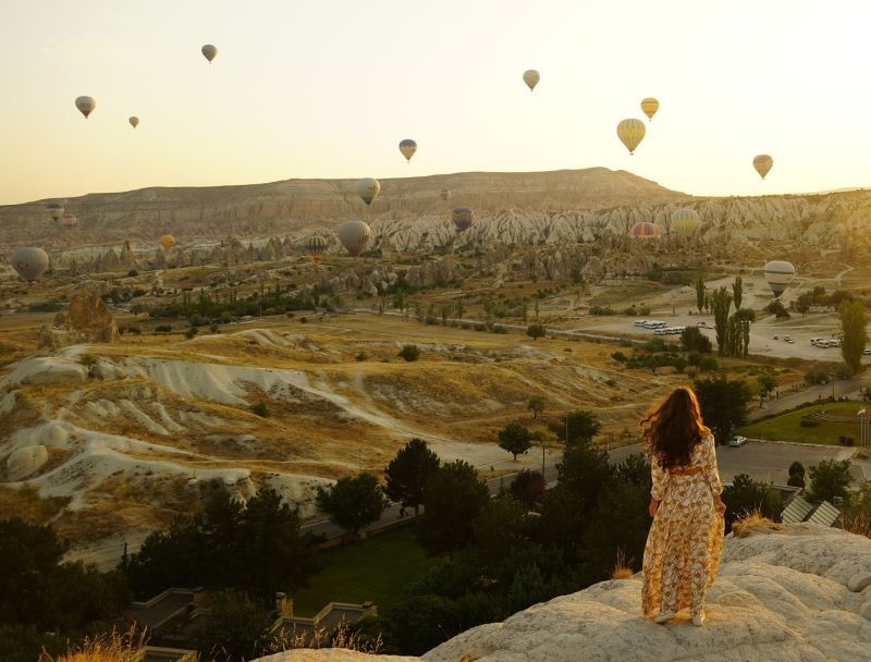 Woman Turkey hot air balloons