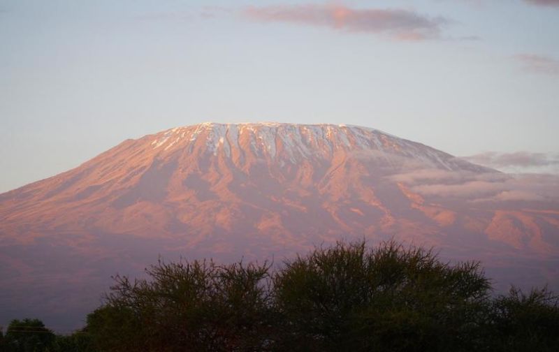 Mt Kilimanjaro in morning light