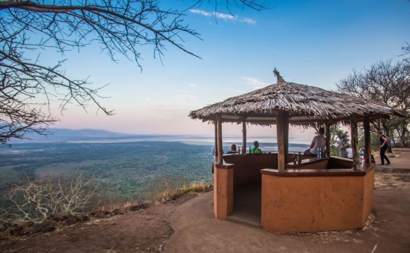 Drinks with a view in Tanzania