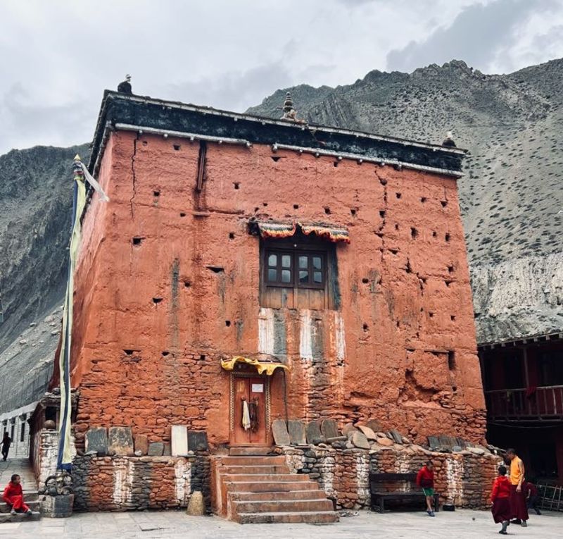 Gompa monastery in Kagbeni village, Mustang, on Annapurna Circuit