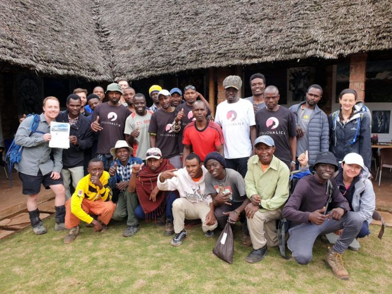 Kilimanjaro team group photo