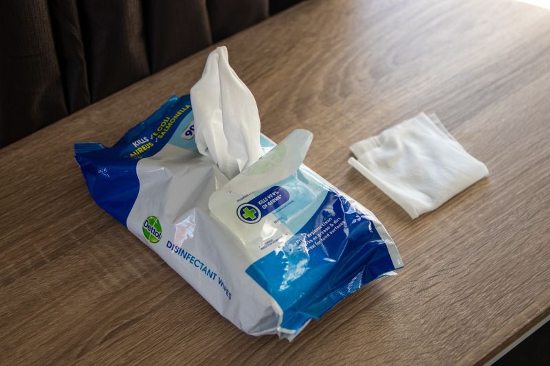 disinfectant wet wipes