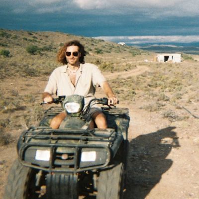 Stef on quad bike
