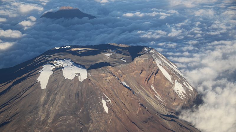 The summit of the Mount Kilimanjaro, Kibo cone