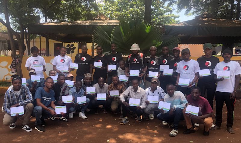 FA group photo LNT workshop May 2022 certificates