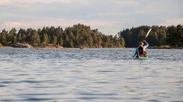 Sweden Woman Kayaking