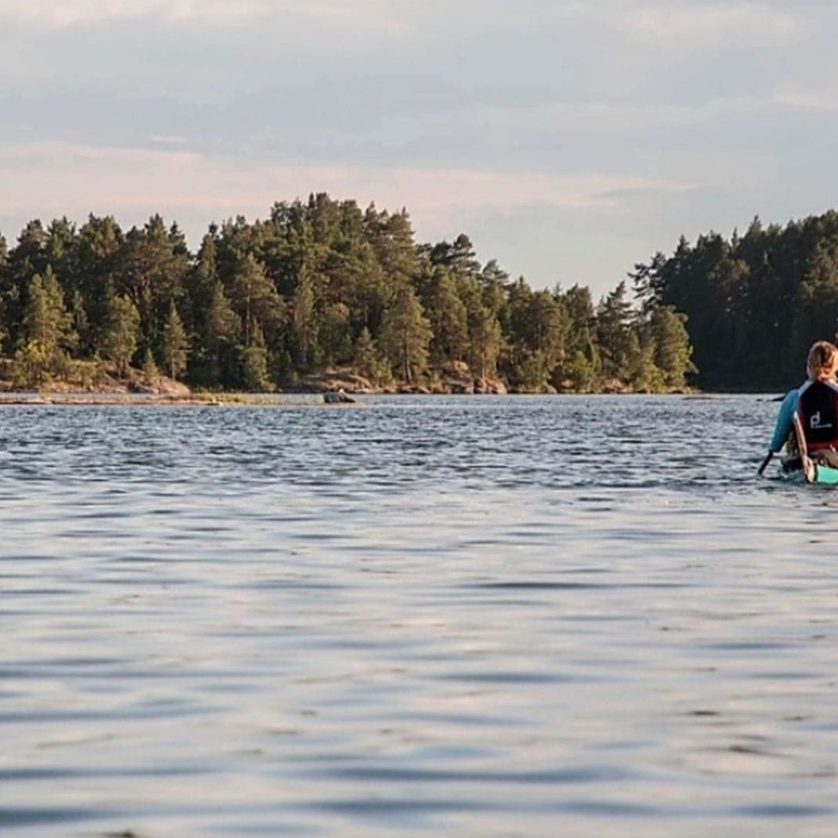 Sweden Woman Kayaking
