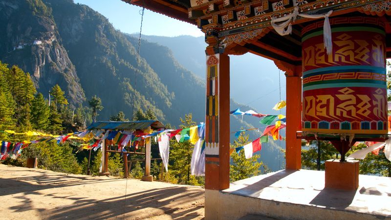 Taktshang monastery in Paro (Bhutan)