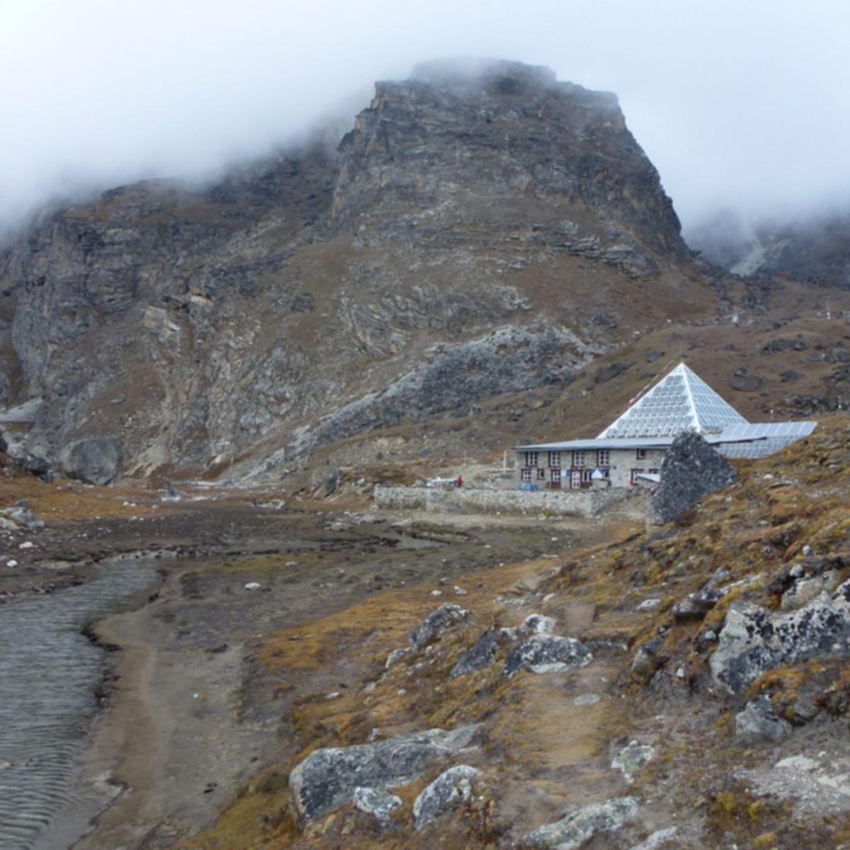 The EVK2CNR laboratory, the Italian Pyramid research center, Lobuche, Everest Base Camp trek, Nepal