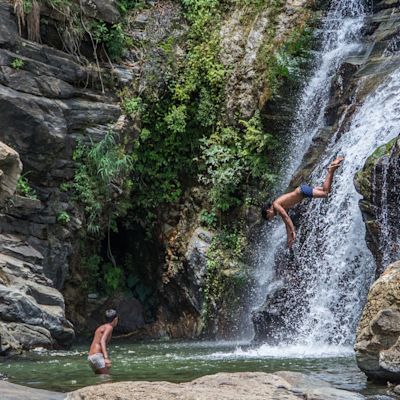 Waterfall in Sri Lanka
