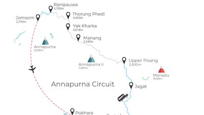 Annapurna Circuit-map