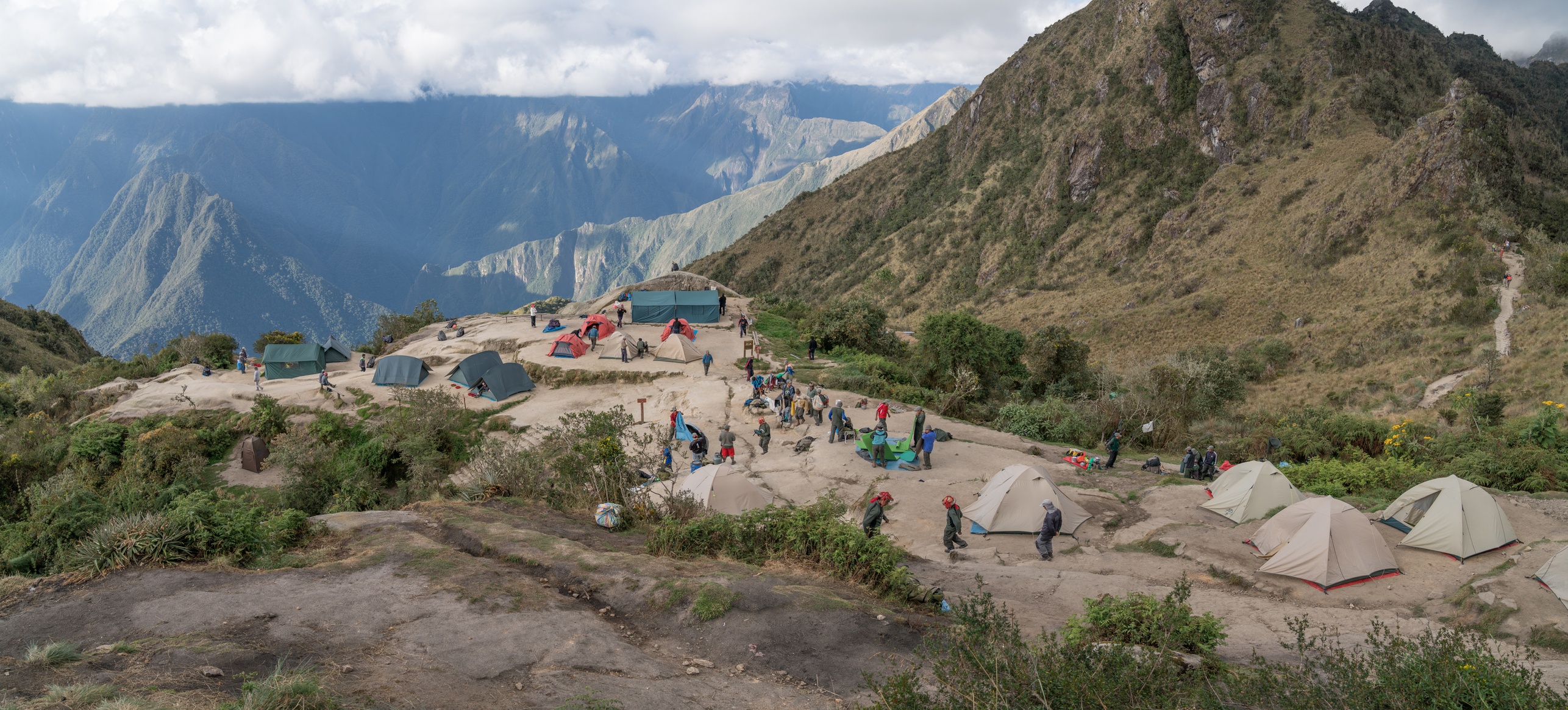 Campsite on Inca Trail, Peru