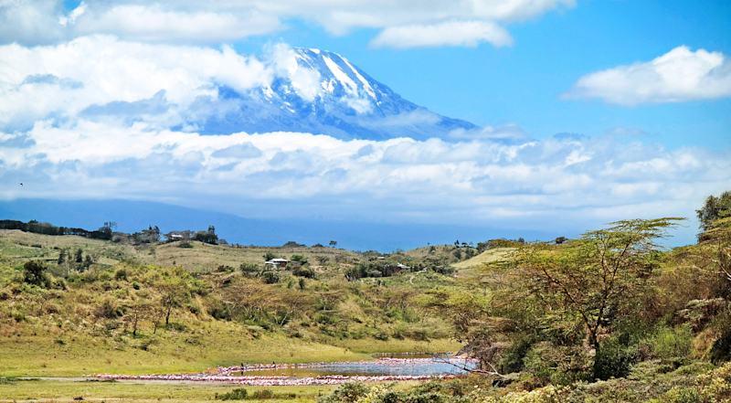 Kilimanjaro as seen from Arusha National Park