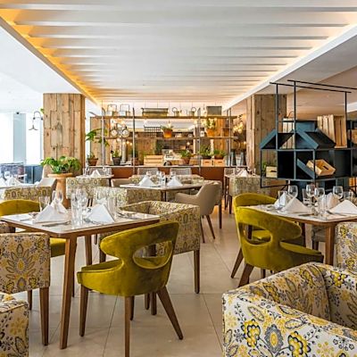 Trademark Hotel's dining room, Nairobi, Kenya