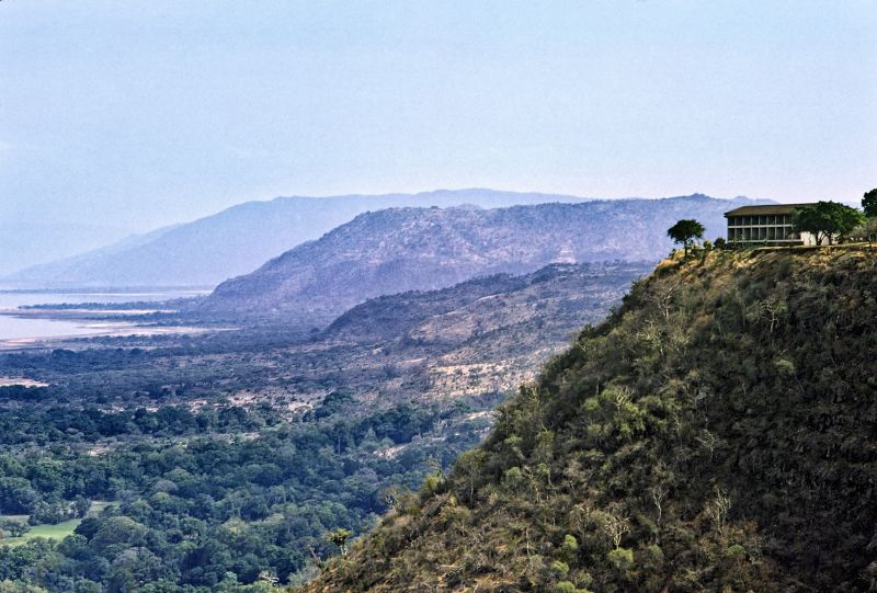 Great Rift Valley escarpment and Lake Manyara, Tanzania safari