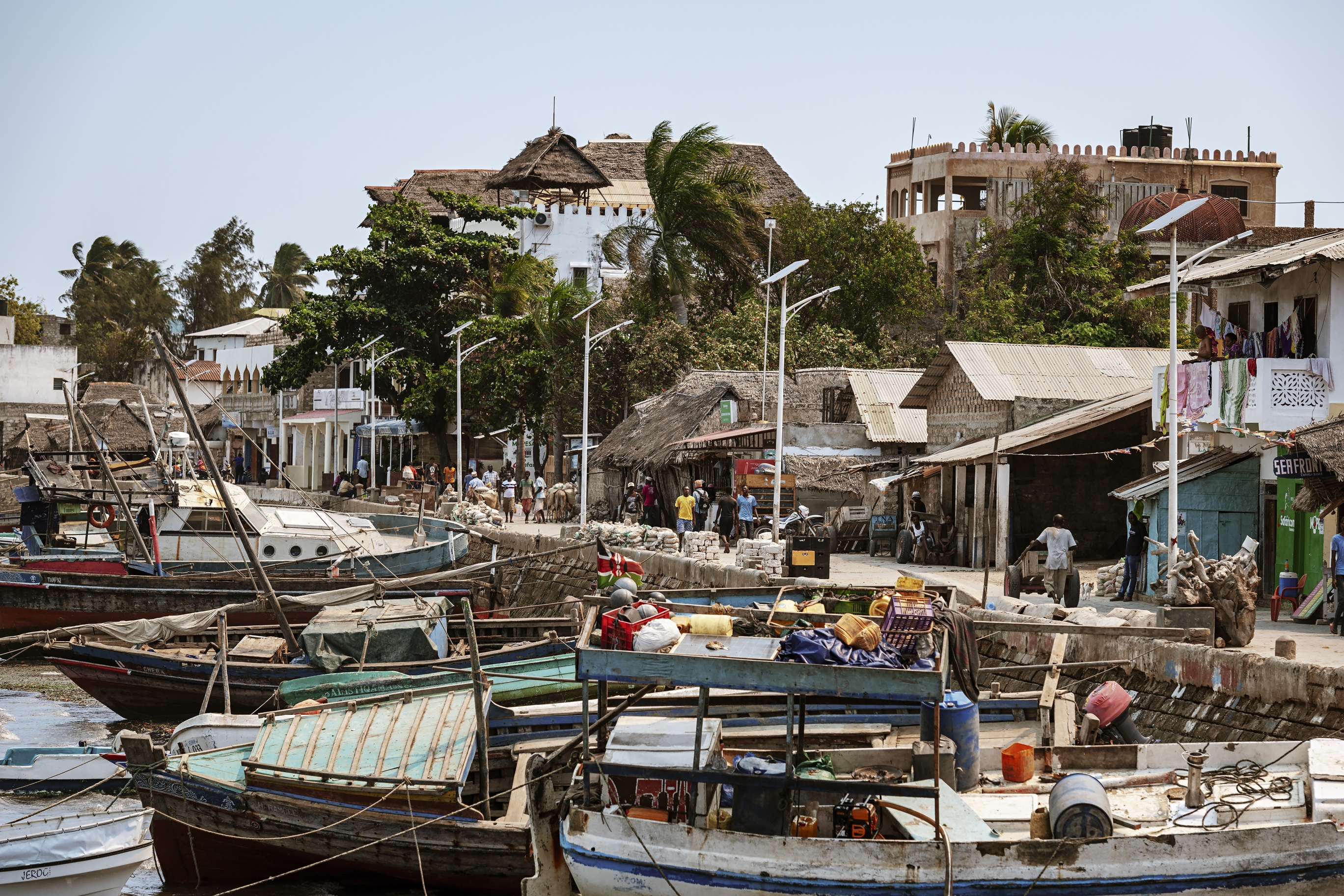 Lamu old island in Kenya Afrika