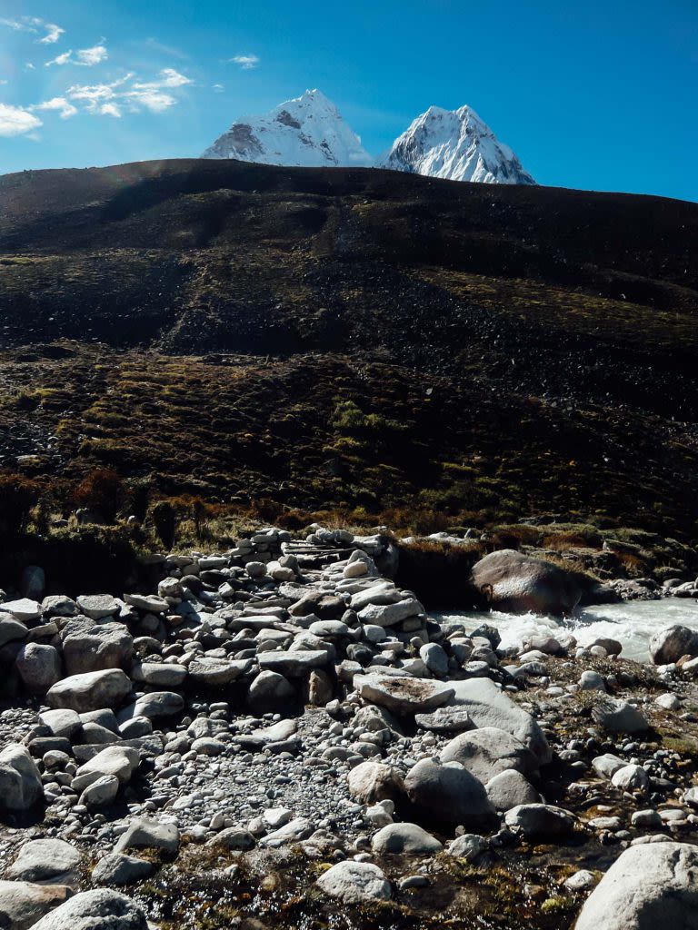 We cross plenty of rivers and streams on the Everest Base Camp trek