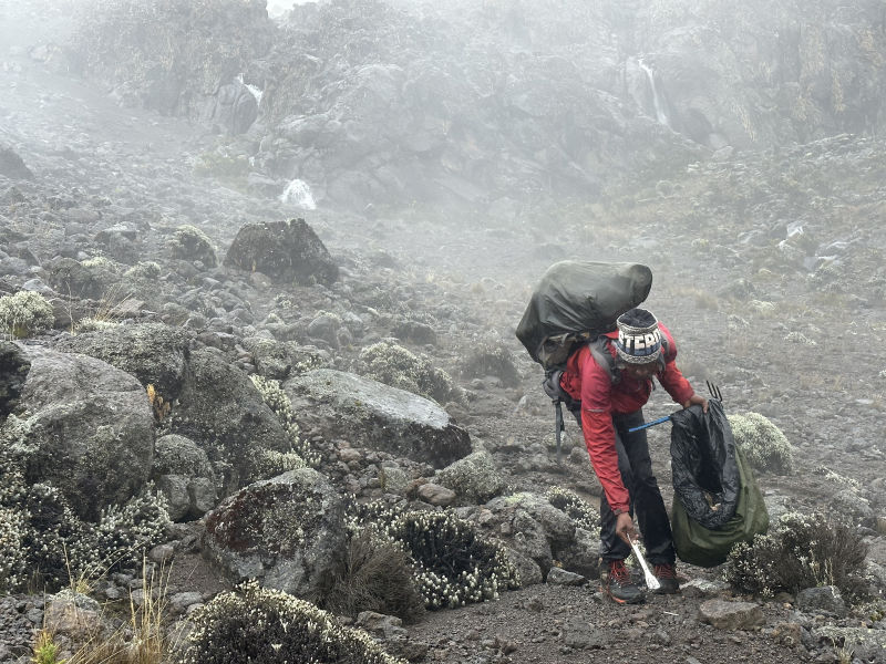Misty Kilimanjaro solo cleanup 2023