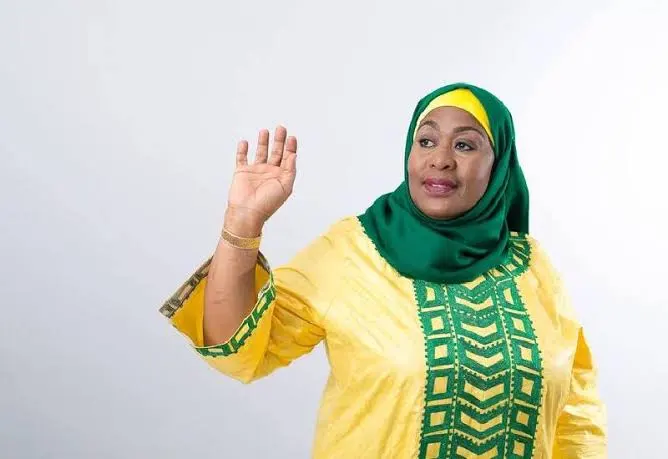 President of Tanzania Samia Suluhu Hassan