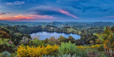 Ours. Crater lake region in Uganda near Kibale Forest National Park