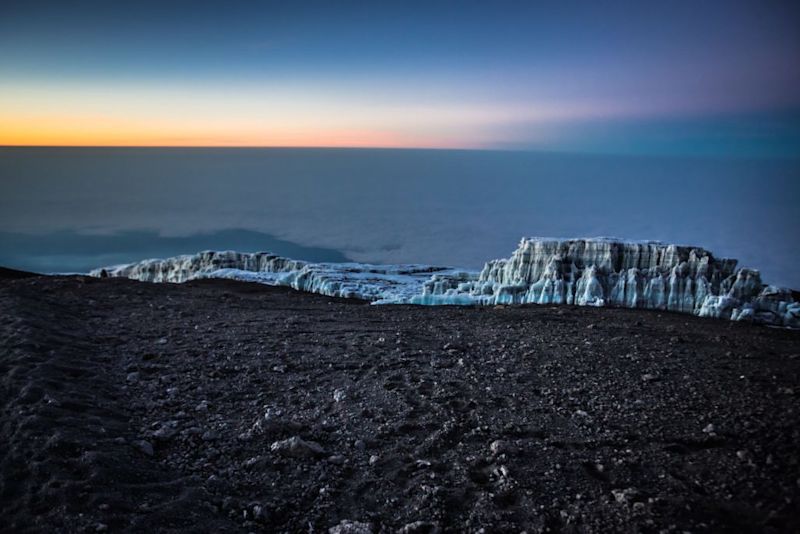 Kilimanjaro glaciers