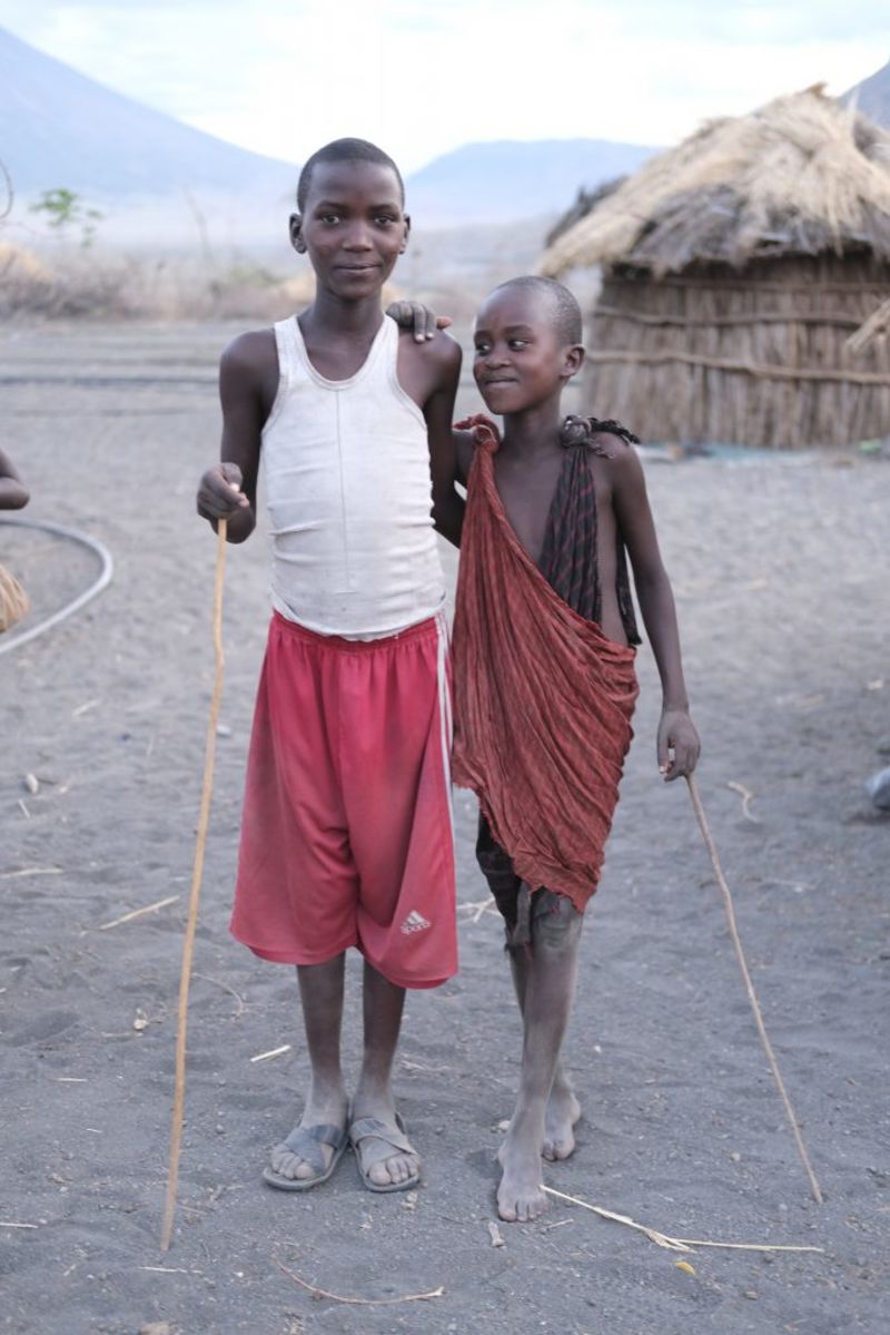 Two Maasai boys