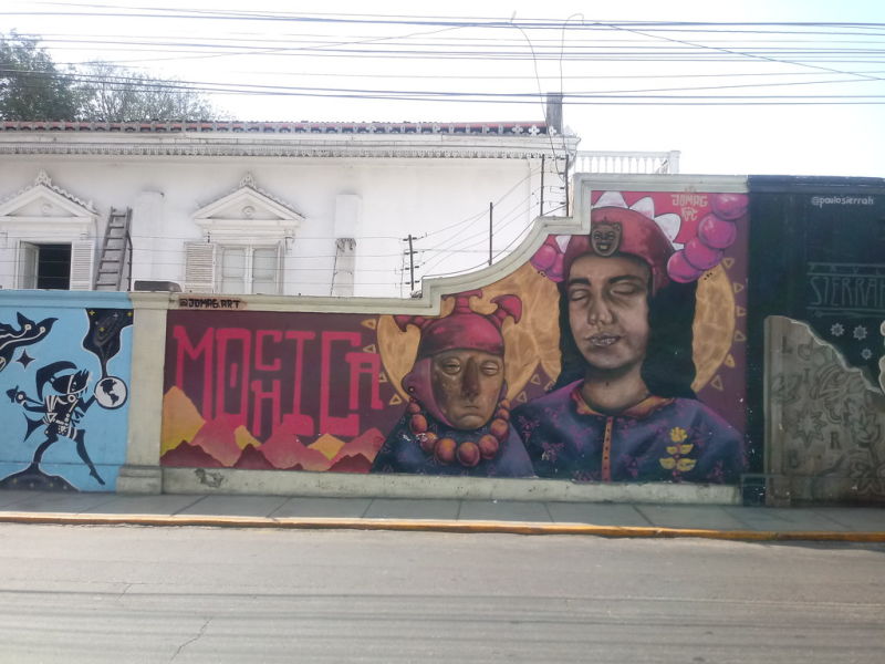 Mural in Barranco, Lima, Peru