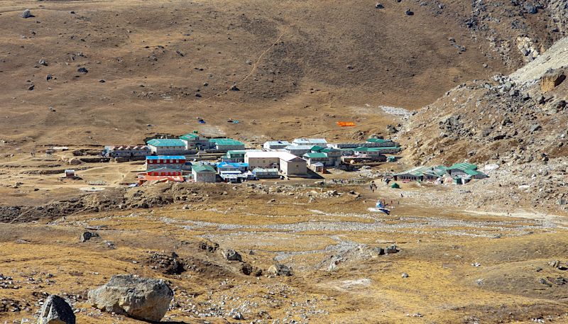 Pur. Lobuche village Everest Base Camp Three Peaks Nepal