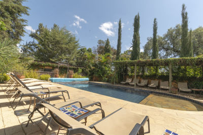 swimming-pool at Le Rustique in Kenya