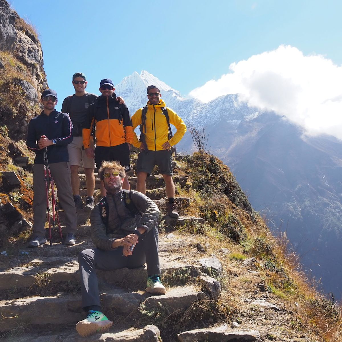 Ours. Everest Base Camp trek group photo