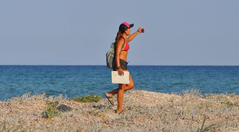 Ambassador Iris on the Clean Beach Day