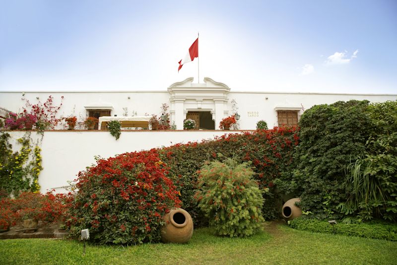 Larco Museum exterior gardens, Lima, Peru