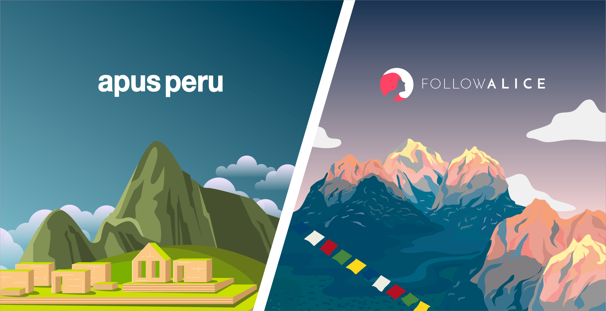 Apus Peru and Follow Alice vector graphic