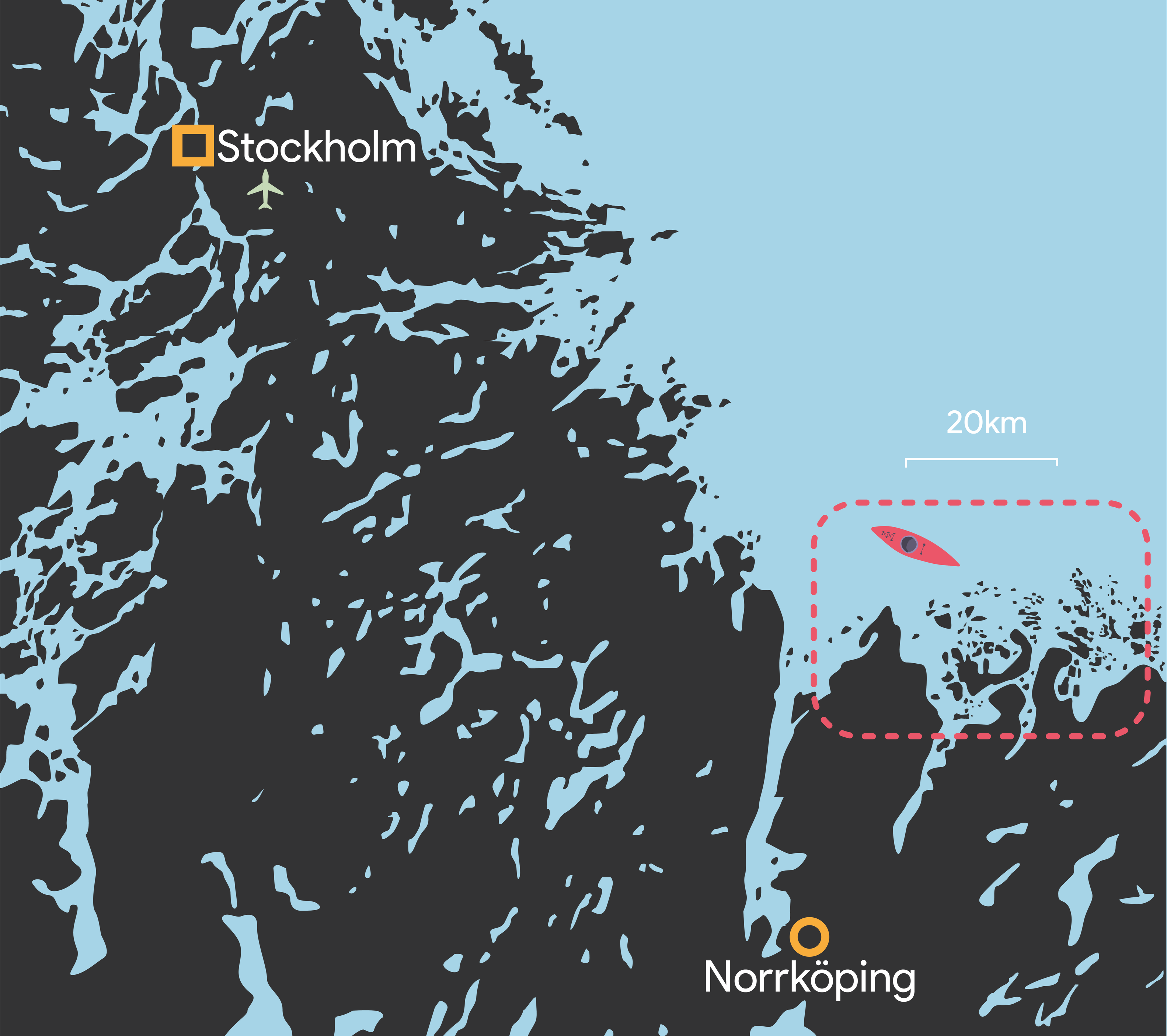 Sweden Kayak Map 2.0