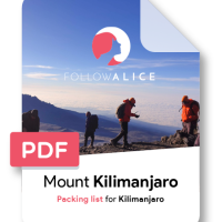 Kilimanjaro Packing list PDF icon