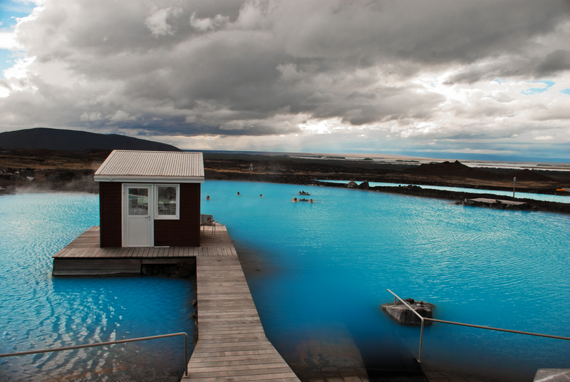 The small local spa on the north of Iceland (Myvatn area)