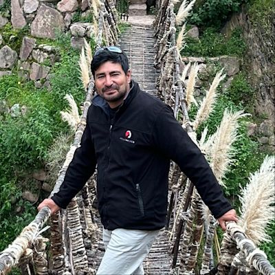 Based in Cusco and guiding since 2005, Greco brings years of experience and adventure to every trek. With certifications in guiding, first aid, and bird watching, he's passionate about sharing Peru’s rich landscapes and culture. Greco speaks Spanish, English, Quechua, and even Chinese - making him a great communicator on the trail. His favourite route? The iconic Inca Trail. When he’s not leading groups through the Andes, you’ll likely find him travelling and exploring new horizons.