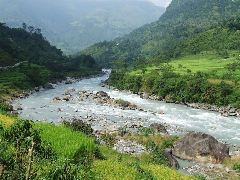 River in Annapurna