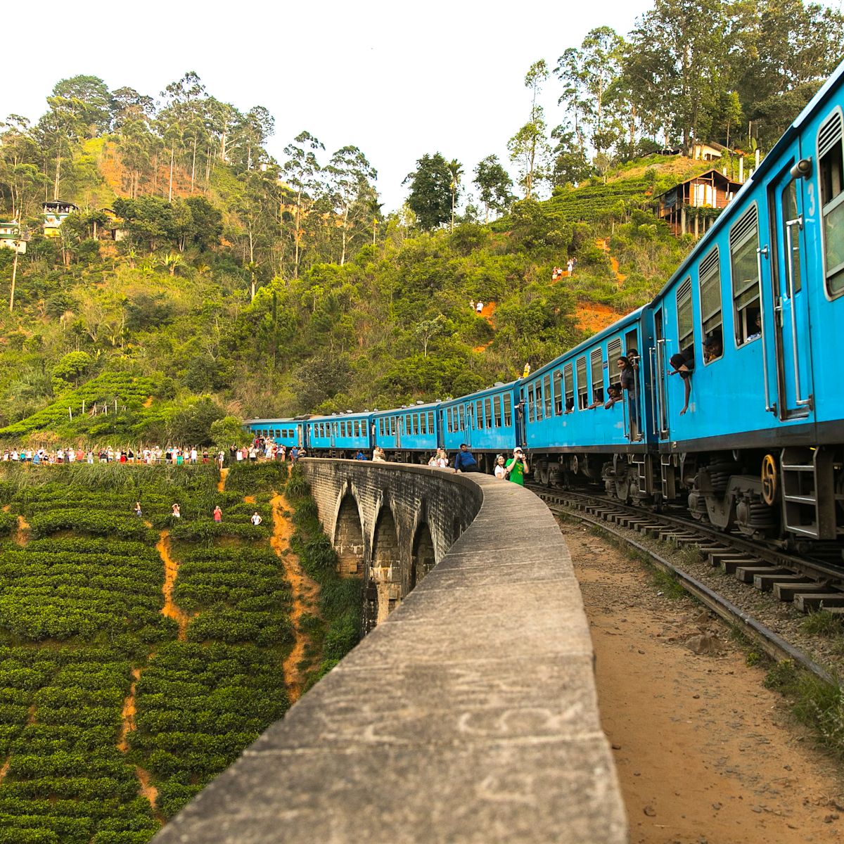 Blue train in Sri Lanka