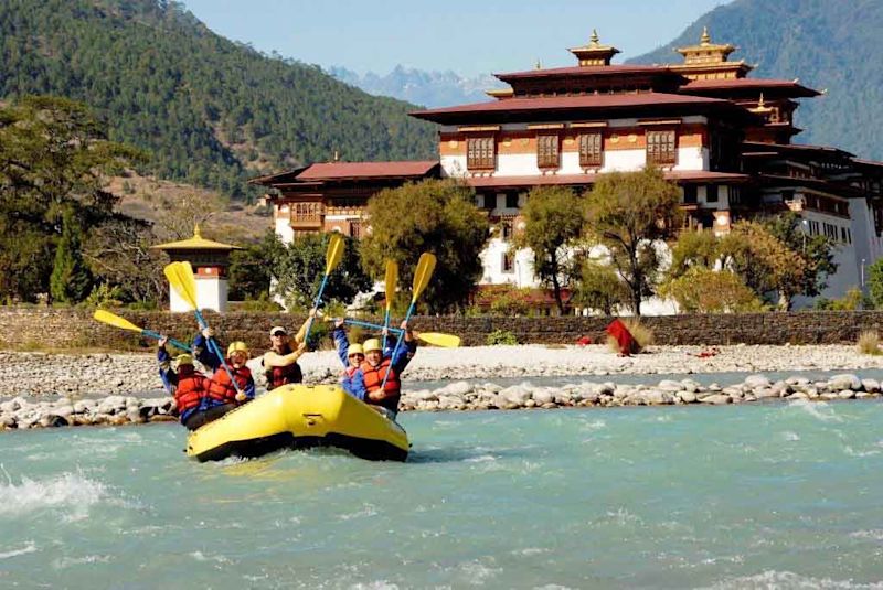 River rafting adventure in Bhutan