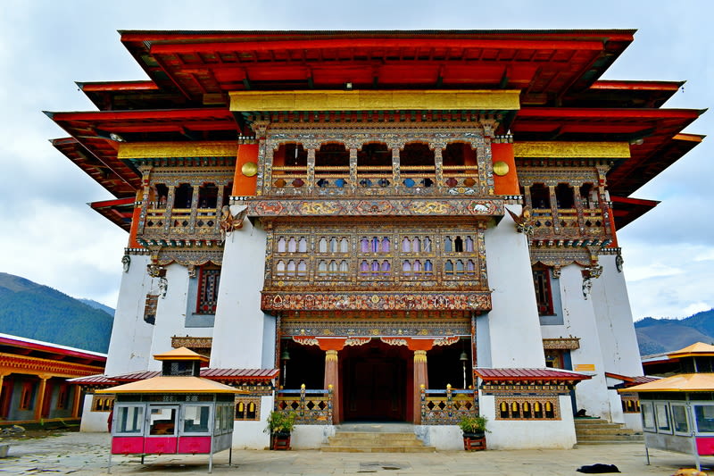 Gangtey Monastery, Phobjikha Valley in the Wangdue Phodrang District