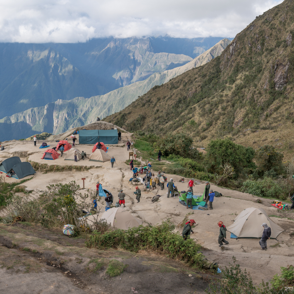 Campsite on Inca Trail, Peru