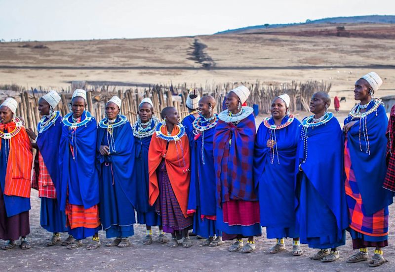 Maasai women